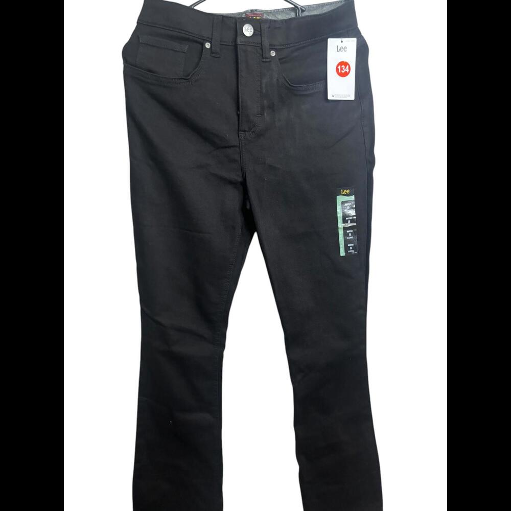 Women’s Lee Black Bootcut Jeans Size 8 Long - Picture 1 of 5